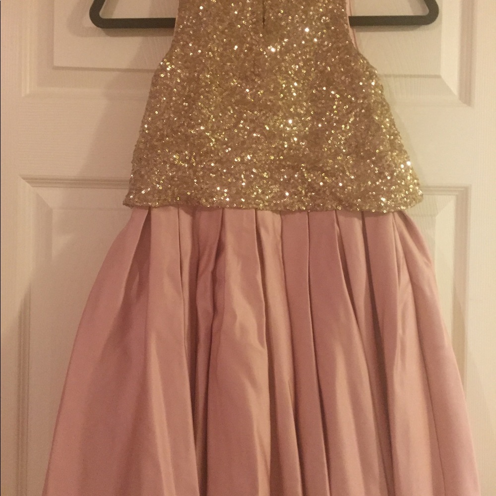 Beautiful Gold Sequin & Rose Gold Dress!